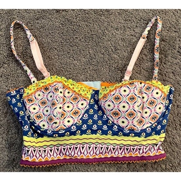 Anthropologie Other - New with Tags! Anthropologie Pinkerton Paisley Patchwork Bra Bralette Size 34B